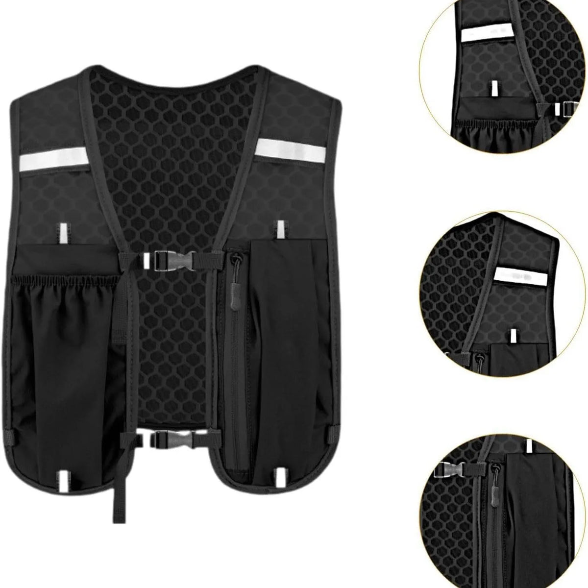 Gilet d'Hydratation Running – Léger et Réfléchissant