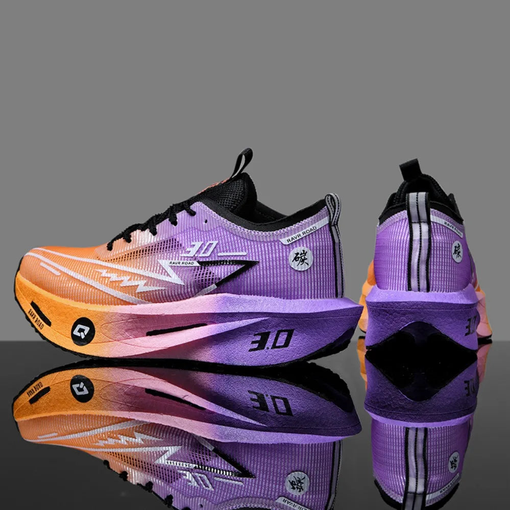 Chaussures running à plaque carbone unisexe, légères et respirantes – UrbanKicks