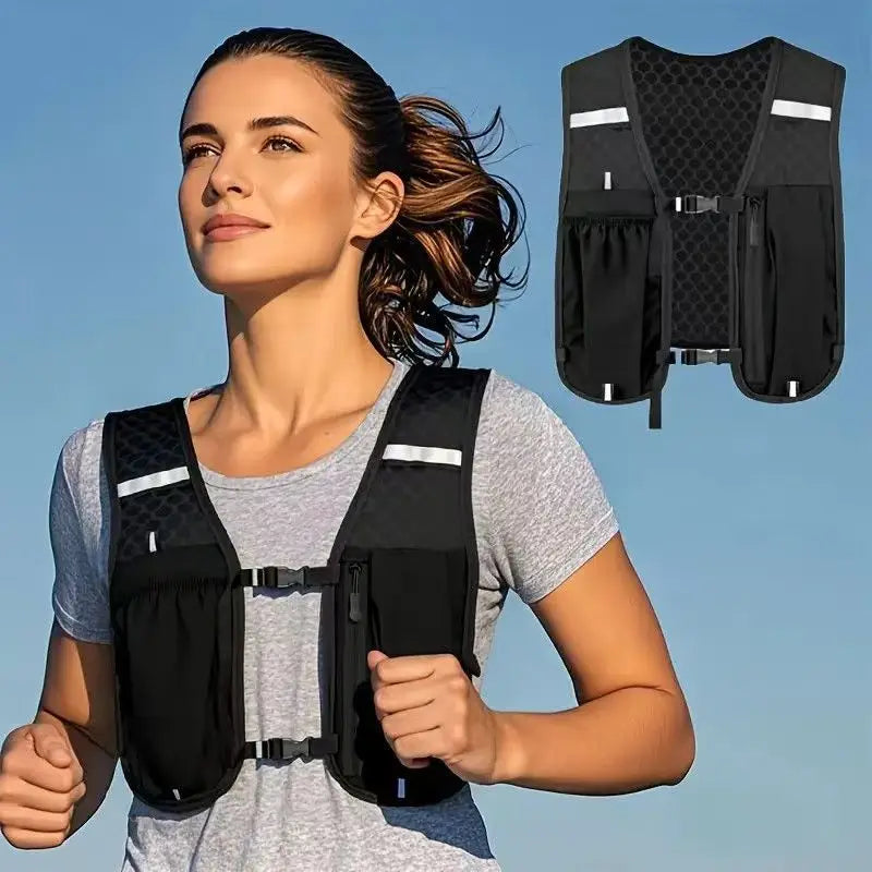 Gilet d'Hydratation Running – Léger et Réfléchissant