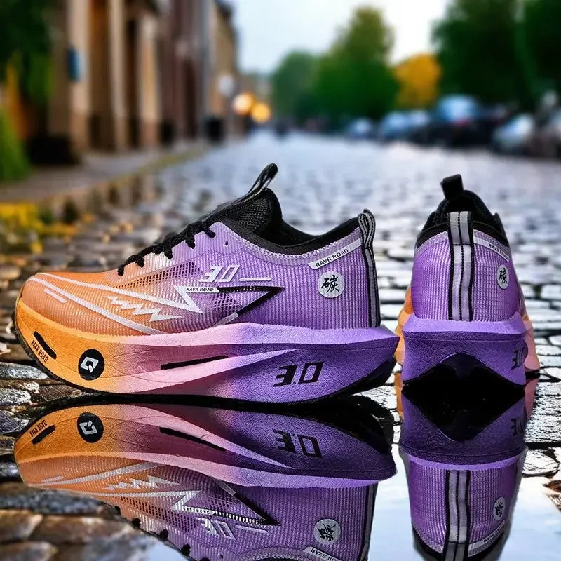 Chaussures running à plaque carbone unisexe, légères et respirantes – UrbanKicks