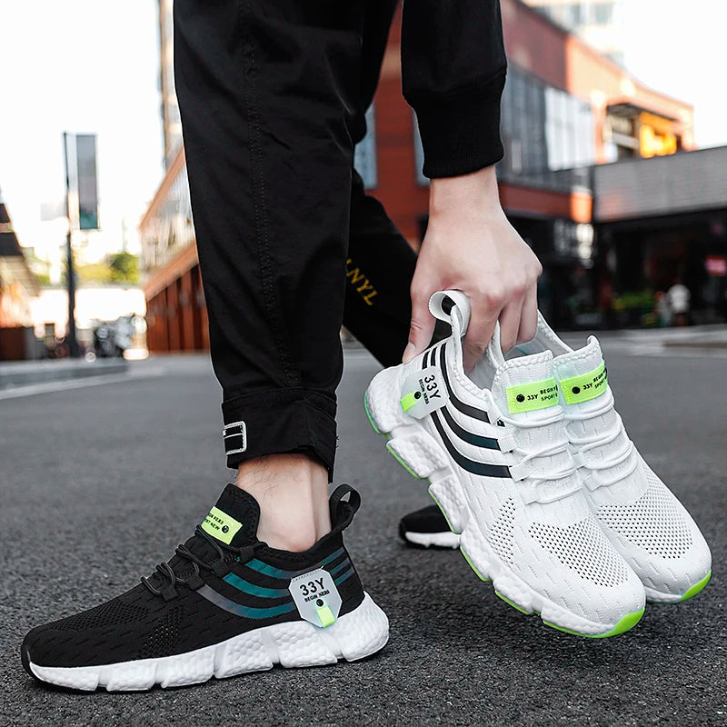 Chaussures de Running Homme – Mesh Respirant et Léger